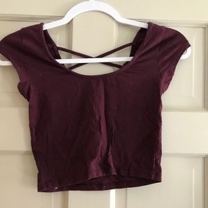 Purple Crop Top